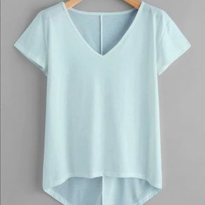 Shein too high low v neck